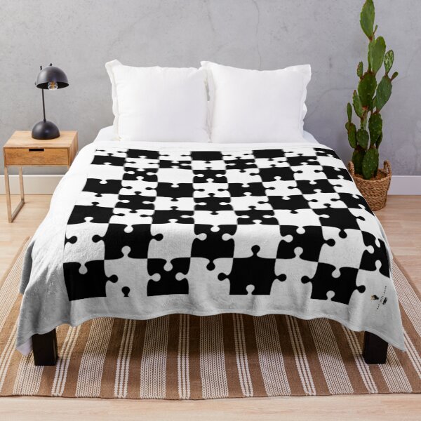 Item preview, Puzzle Grid — Every Piece Belongs Black / White designed and sold by PawnShiftGoods.