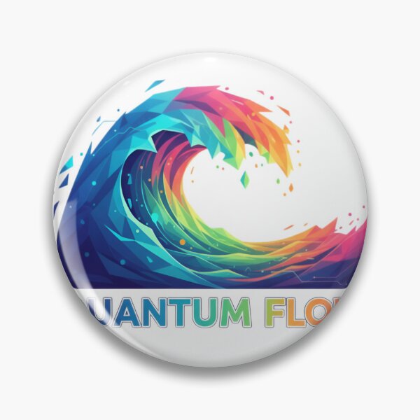 Item preview, "Quantum Flow" Geometric Wave Art | Abstract Vibrant Ocean Wave designed and sold by Kulpi6147.