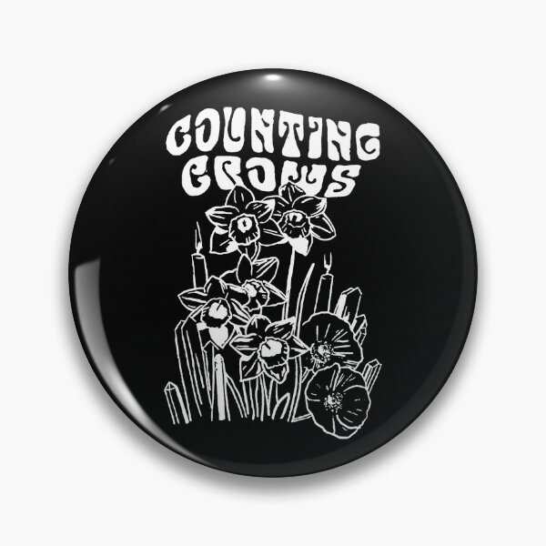Item preview, Counting Crows - Black Flower designed and sold by aloubabe.
