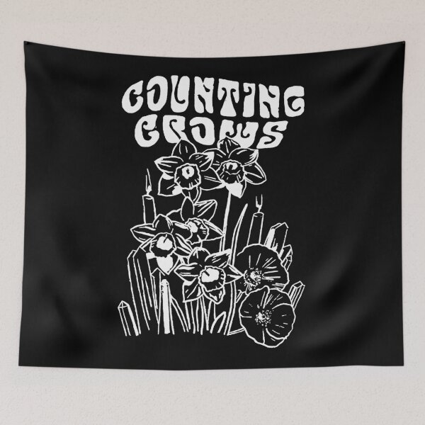 Item preview, Counting Crows - Black Flower designed and sold by aloubabe.