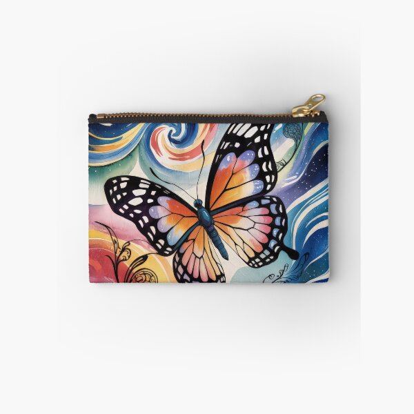 Item preview, Monarch Butterfly Colorful Watercolor Modern Art designed and sold by Big Bang Canvas.