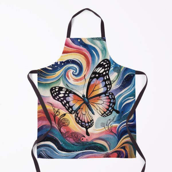 Item preview, Monarch Butterfly Colorful Watercolor Modern Art designed and sold by Big Bang Canvas.