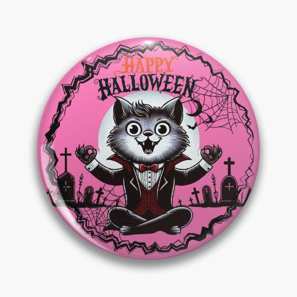 Item preview, Cat Halloween Mindfulness da7 025 designed and sold by HappyHavenStu.