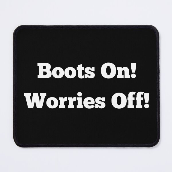 Item preview, Boots On in White designed and sold by Lee Darnell.