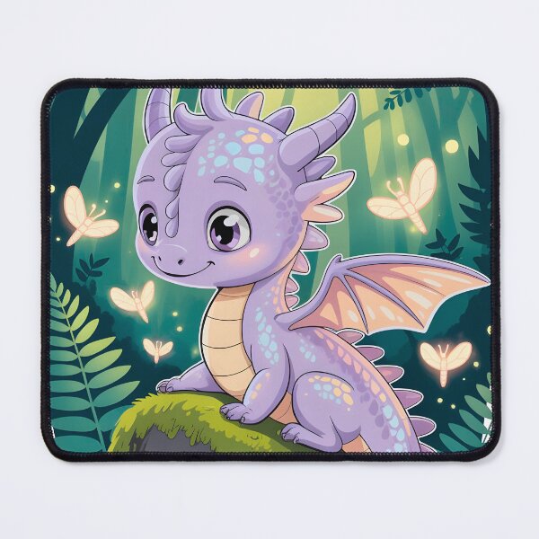 Item preview, Cute Baby Dragon in Enchanted Forest designed and sold by StormVape.
