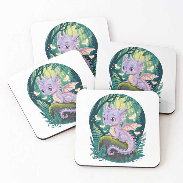 Item preview, Cute Baby Dragon in Enchanted Forest designed and sold by StormVape.