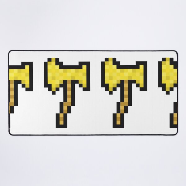 Item preview, A simple golden axe in a retro pixel art style. designed and sold by Piotrek0001.