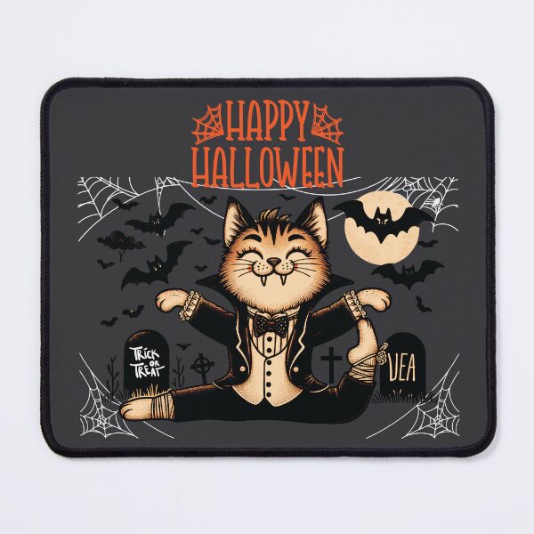 Item preview, Cat Halloween Yoga c13 025 designed and sold by HappyHavenStu.