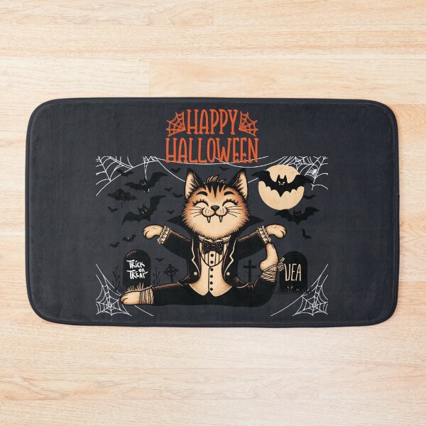 Item preview, Cat Halloween Yoga c13 025 designed and sold by HappyHavenStu.