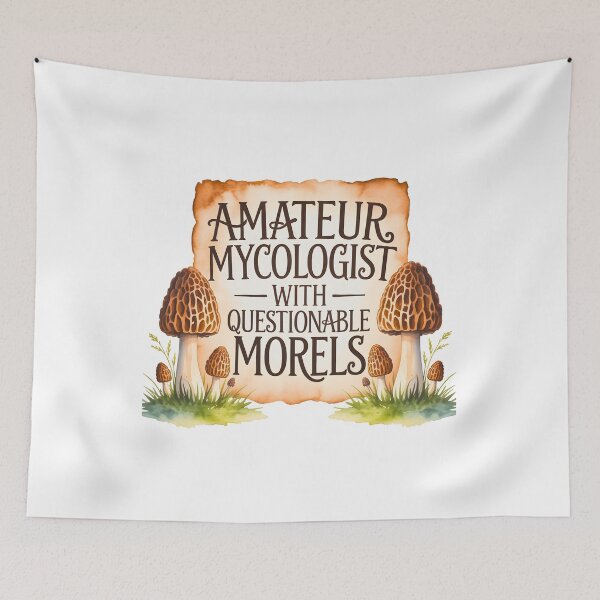 Item preview, Funny Amateur Mycologist with Questionable Morels Tee | Mushroom Lover Gift | Humorous Mycology Apparel for Mushroom Enthusiasts designed and sold by SlocifieShop.