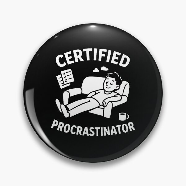 Item preview, Certified Procrastinator designed and sold by youdontknowmeson.