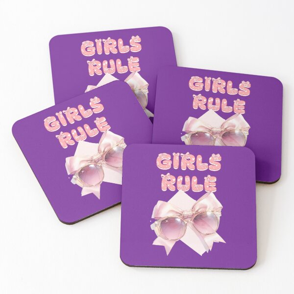 Item preview, Girls rule, pink sunglasses designed and sold by Mauswohn.