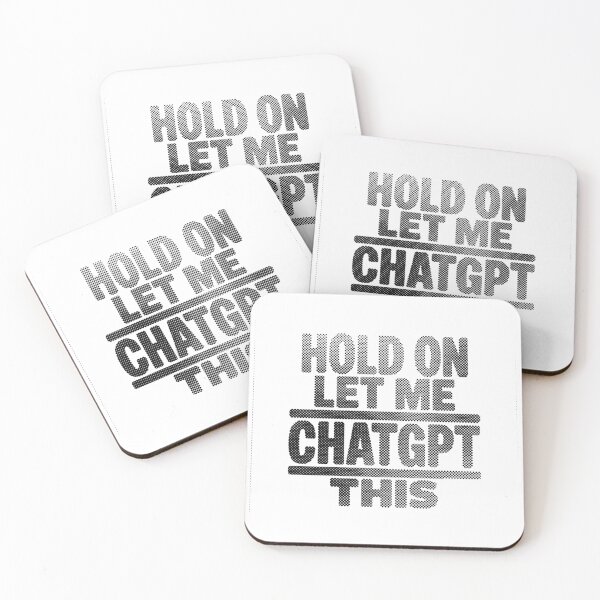 Item preview, Hold On Let Me ChatGPT This designed and sold by MonkiFlipp.