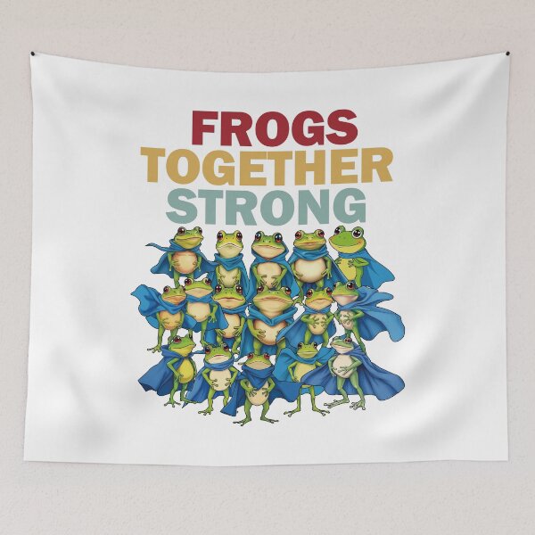 Item preview, Frogs Together Strong. designed and sold by EunsooLee.