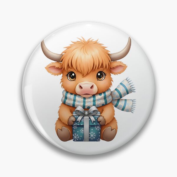 Item preview, Cozy Highland Cow Christmas Gift  designed and sold by debbiedoodarday.