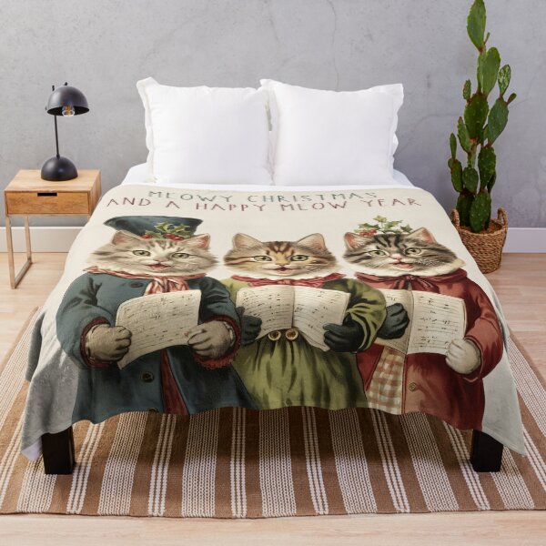 Item preview, Christmas Cats Singing Carols designed and sold by She was a Dreamer....