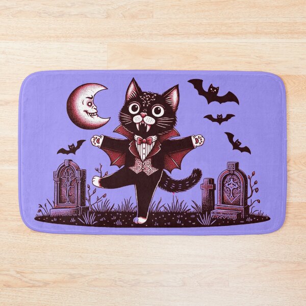 Item preview, Cat Halloween Yoga 198 025 designed and sold by HappyHavenStu.
