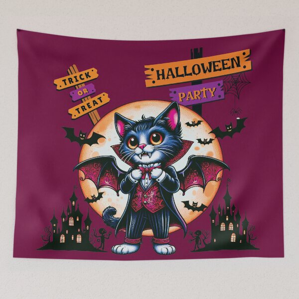 Item preview, Catcula Gets Ready For Halloween W5 025 designed and sold by HappyHavenStu.