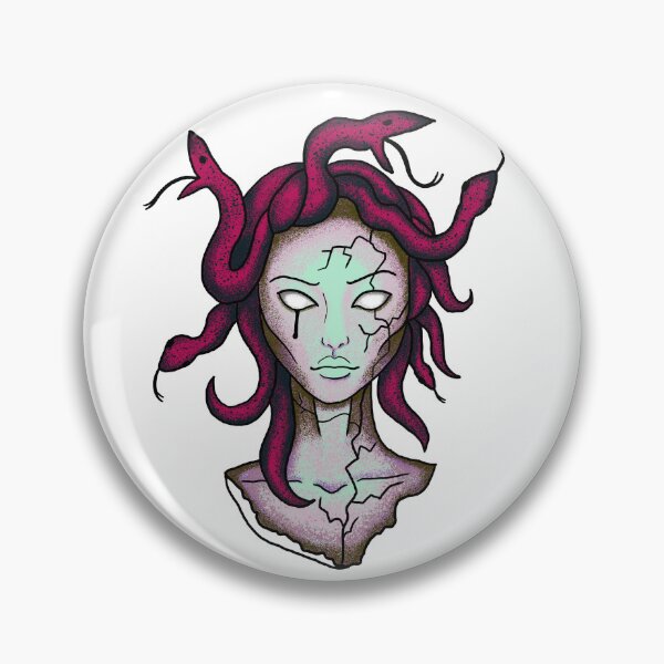 Item preview, Dot work medusa flash designed and sold by leydalizdesigns.