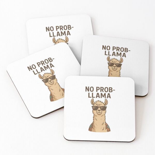 Item preview, NO PROB-LLAMA designed and sold by TheJoyfulPen.