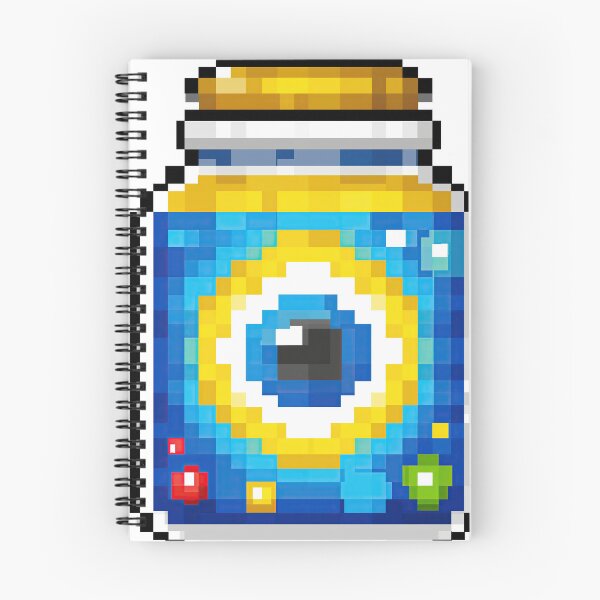 Item preview, A magical jar with a big eye in pixel art. designed and sold by Piotrek0001.