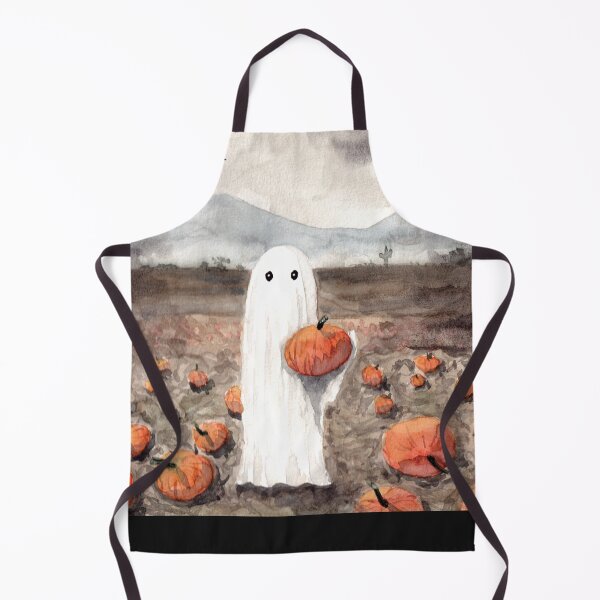 Item preview, Ghost in a Pumpkin Patch Under a Full Moon designed and sold by Anna-Michelle.