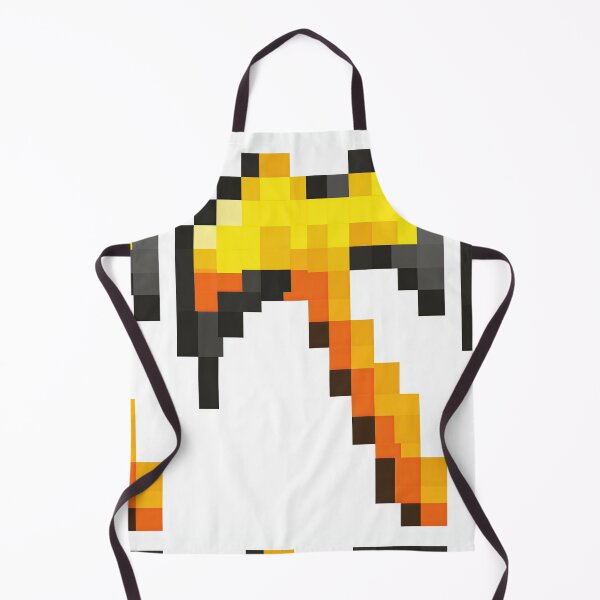 Item preview, A golden miner's pickaxe in retro pixel art style. designed and sold by Piotrek0001.