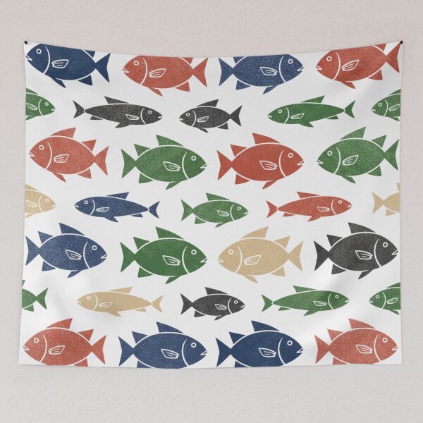 Item preview, Vibrant Under The Sea Fish Art designed and sold by 0606PM.