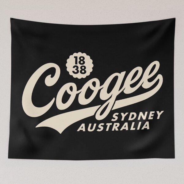 Item preview, Coogee Sydney Retro Lettering Style designed and sold by Boogosh.