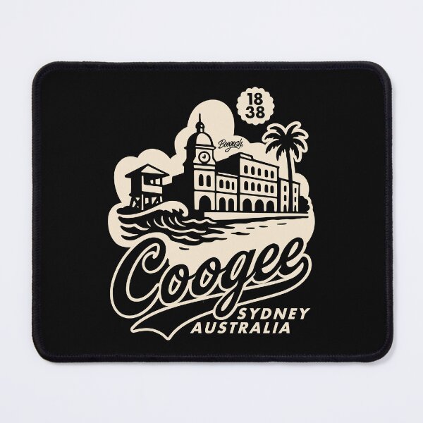 Item preview, Coogee Handlettered Coastal Skyline Art designed and sold by Boogosh.