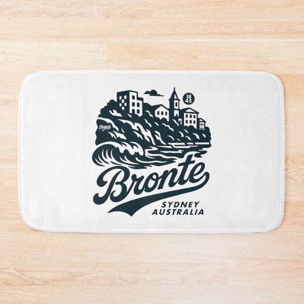 Item preview, Bronte Sydney Hand Lettering Skyline designed and sold by Boogosh.