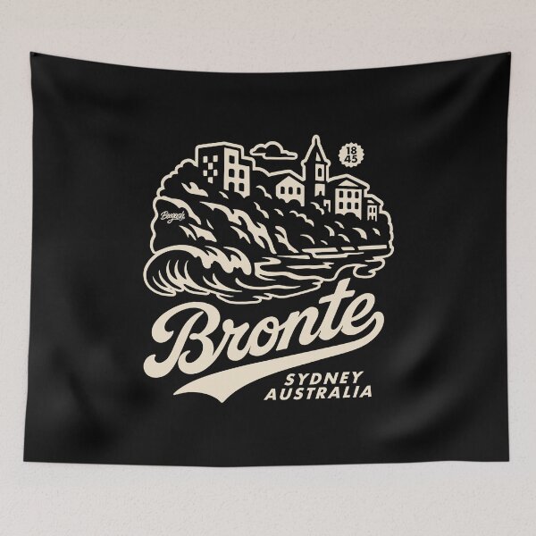 Item preview, Bronte Sydney Vintage Skyline Art designed and sold by Boogosh.