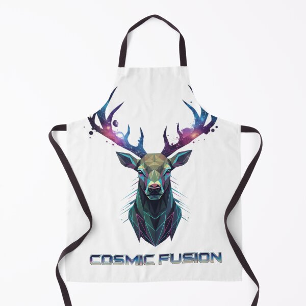 Item preview, Cosmic Fusion" Geometric Stag | Galaxy Antlers Deer Art designed and sold by Kulpi6147.