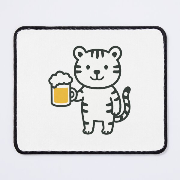 Item preview, Tiger with beer designed and sold by Tsukimoto.