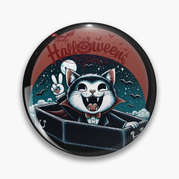 Item preview, Vampire Kitty Peace Sign5 designed and sold by HappyHavenStu.