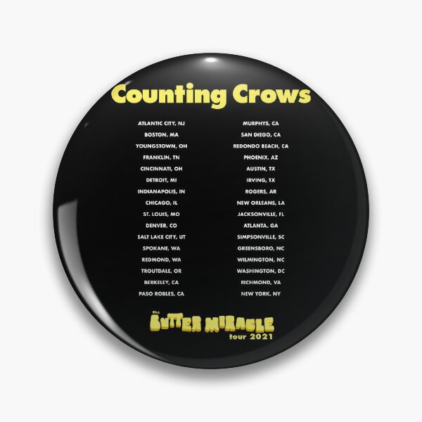 Item preview, Counting Crows - Butter Miracle Tour designed and sold by aloubabe.