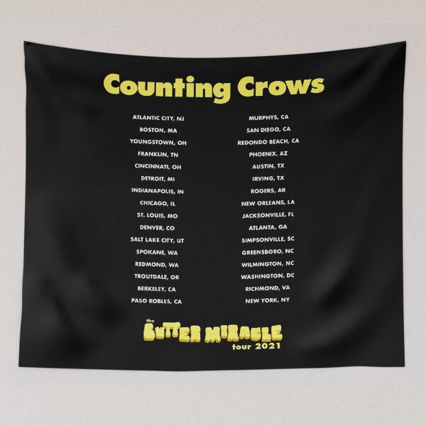 Item preview, Counting Crows - Butter Miracle Tour designed and sold by aloubabe.