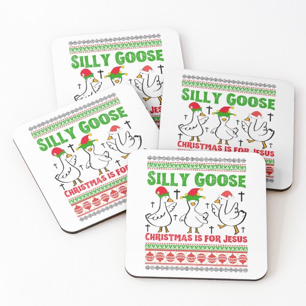 Item preview, Religious Ugly Sweater Silly Goose Christmas is for Jesus designed and sold by Forevermore.