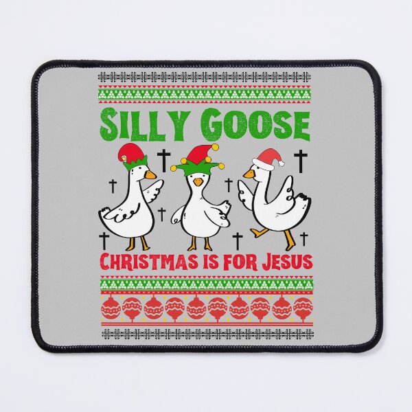 Item preview, Religious Ugly Sweater Silly Goose Christmas is for Jesus designed and sold by Forevermore.