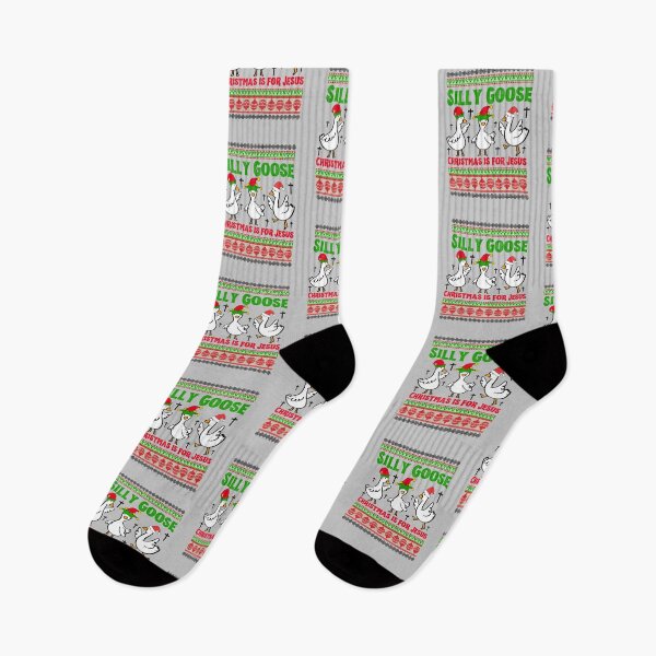Item preview, Religious Ugly Sweater Silly Goose Christmas is for Jesus designed and sold by Forevermore.