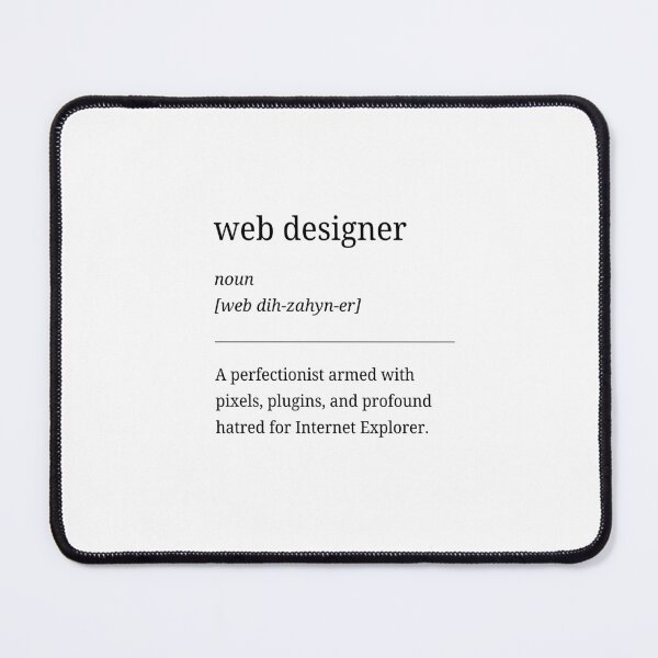Item preview, Web Designer Definition – Funny Minimalist Quote for Creatives designed and sold by RosieKingArt.