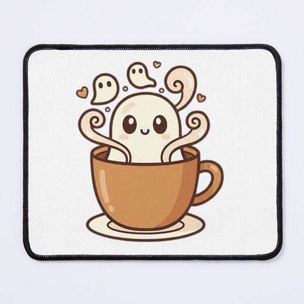 Item preview, Cozy Ghost in Coffee Cup designed and sold by InkFool.