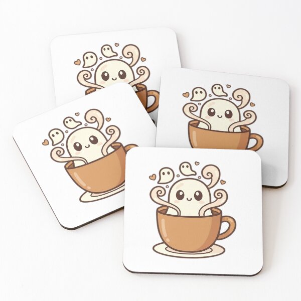 Item preview, Cozy Ghost in Coffee Cup designed and sold by InkFool.