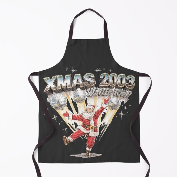 Item preview, XMAS 2003 Winter Tour – Chrome Santa Y2K Retro Christmas Tee designed and sold by calm-style.