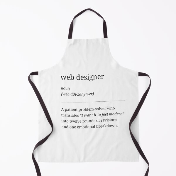 Item preview, Web Designer Definition – Funny Minimalist Quote Design designed and sold by RosieKingArt.