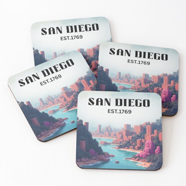 Item preview, San Diego California Retro Beach T-Shirt designed and sold by Travel Shirt Club.