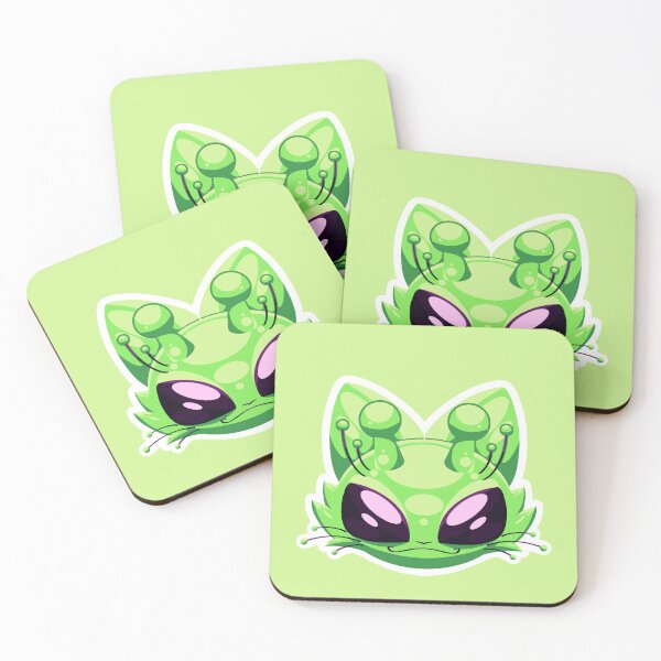 Item preview, Fluffy Alien Cat designed and sold by ThatIdiotFoxi.