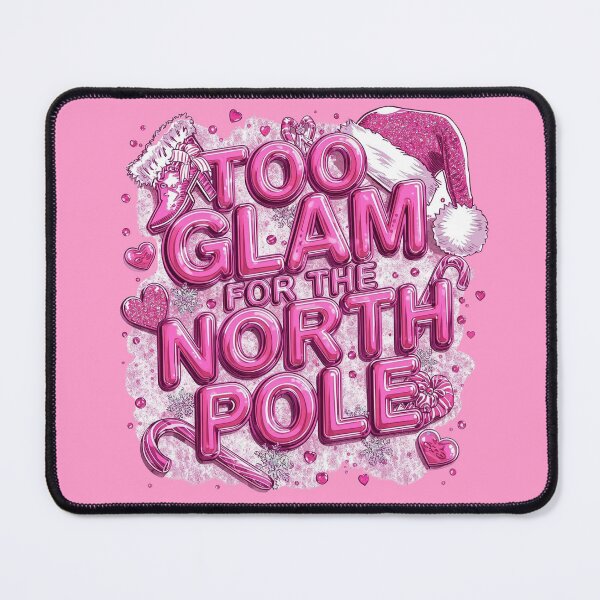 Item preview, Too Glam for the North Pole – Sassy Y2K Christmas Babe Tee designed and sold by calm-style.