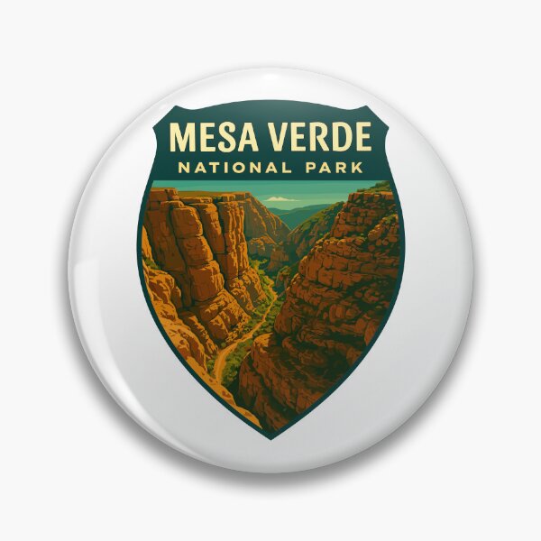 Item preview, Mesa Verde National Park Colorado Retro Sticker designed and sold by Ismeal Von.