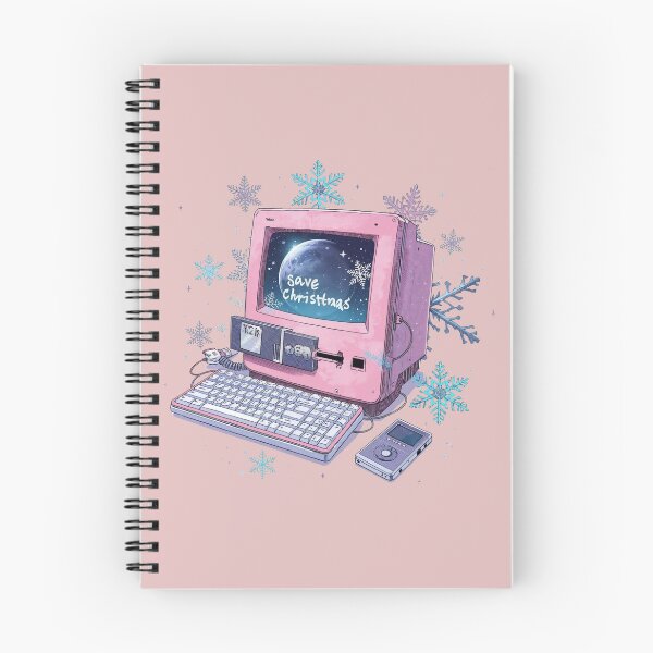 Item preview, Save Christmas – Y2K Pink Computer Retro Aesthetic Tee designed and sold by calm-style.